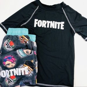 Boys Fortnite Swim Set